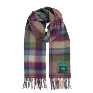 Fado Heritage Check Scarf. 100% Wool